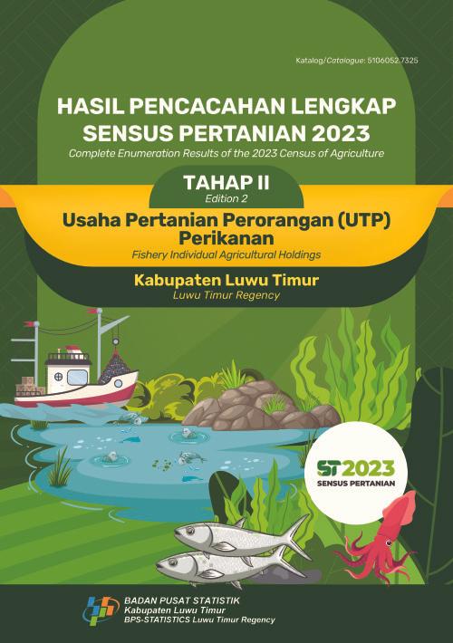 Hasil Pencacahan Lengkap Sensus Pertanian 2023 - Tahap II: Usaha Pertanian Perorangan (UTP) Perikanan Kabupaten Luwu Timur