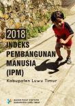 Indeks Pembangunan Manusia Kabupaten Luwu Timur Tahun 2018