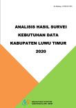 Analysis Of The Data Needs Survey For Luwu Timur Regency 2020