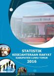 Statistik Kesejahteraan Rakyat Kabupaten Luwu Timur 2016